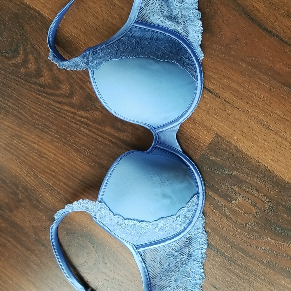 Victoria's secret, blue, lace bra, size 36c
